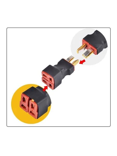 Переходник T-Plug папа на 2 T-plug мама - 1шт