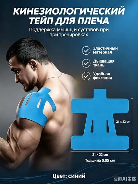 Атлетическая лента 20см Х 22 см