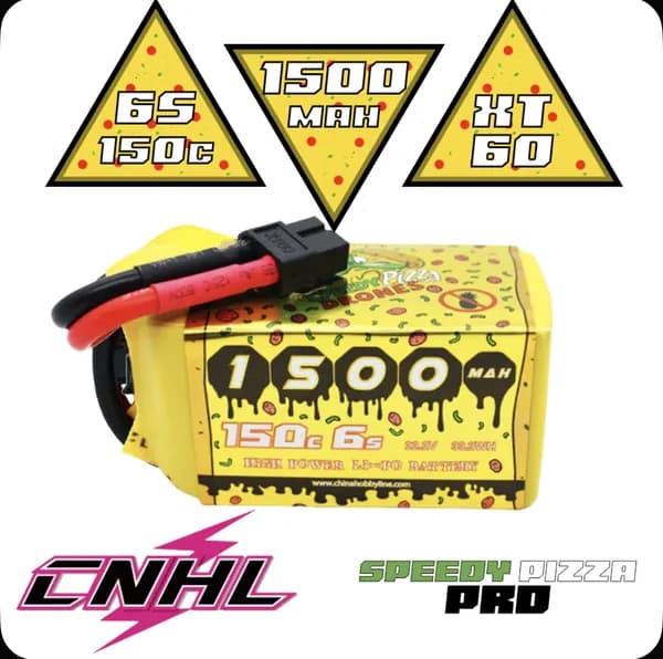 Аккумулятор CNHL Speedy Pizza Pro 1500мАч 6S 150C LiPo (XT60)