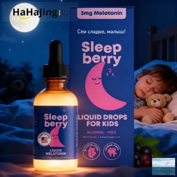Sleepberry Kids 3 мг: спокойный сон, легкое пробуждение, 30 мл CO893