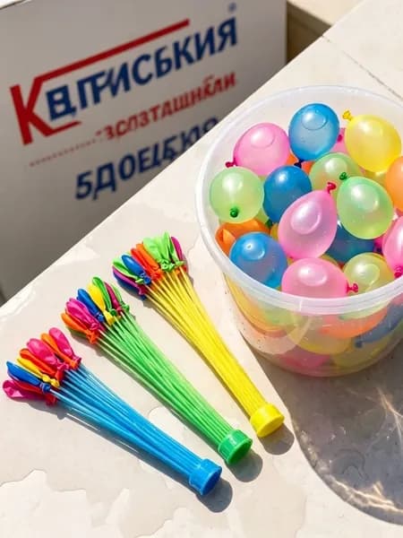 Водные бомбочки 111 штуки / воздушные шарики для веселых летних игр
