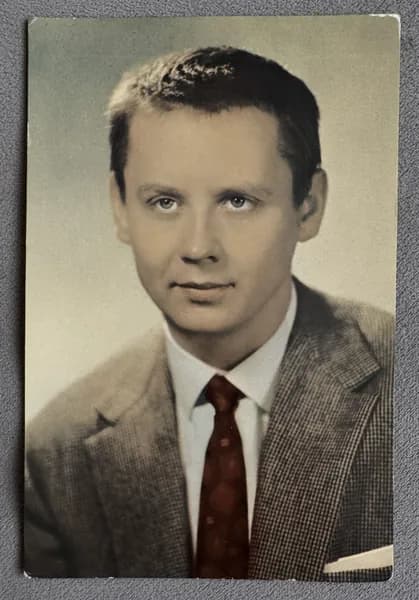 Канцелярия антикварная Открытка СССР Артисты кино театр Олег Табаков 1966 год