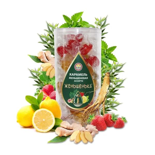 Полезная карамель, ассорти, 100 г