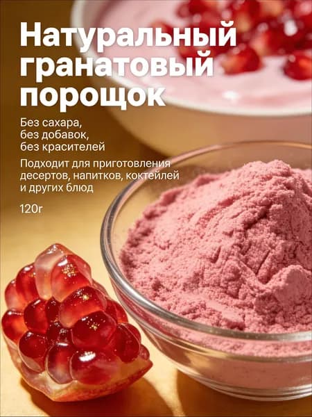 120r Порошок граната премиум-качества 100% натуральный/Идеально подходит для напитков, выпечки, печенья и других хлебобулочных изделий