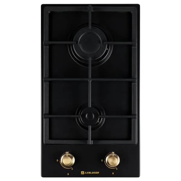 Варочная поверхность газовая AXELDORF GH-0302 RETRO, 30 см., эмаль, газ-контроль , чугунная решетка