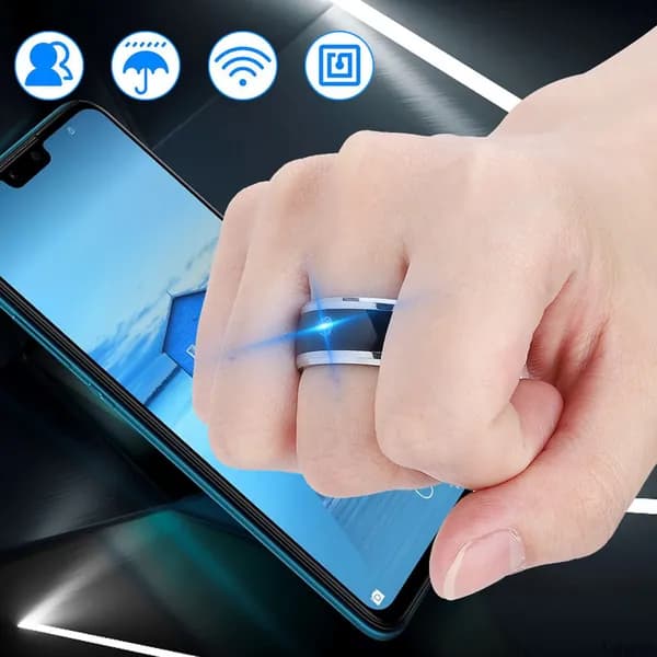 Умный палец из металла с высокочувствительным NFC-чипом для беззарядной работы защита личных данных с прикосновением, универсальное носимое устройство для активного образа жизни