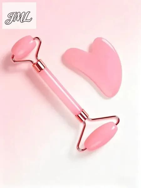 Массажный скребок Massager GuaSha Rose Quartz
