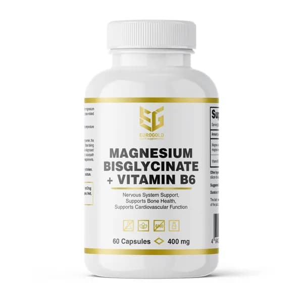 Биологически активная добавка к пище Magnesium bisglycinate (Магния бисглицинат хелат) - 400мг 60 капсул
