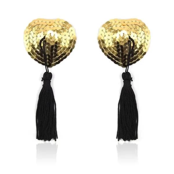 Стикини, Фасон (в форме сердца с золотыми блестками -один размер)