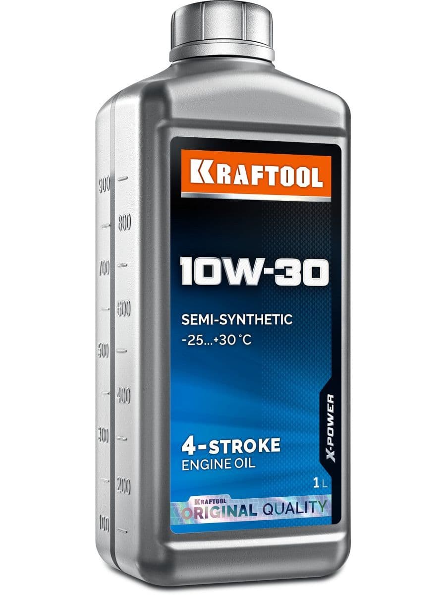 Kraftool 10W-30 Масло моторное, Полусинтетическое, 1 л