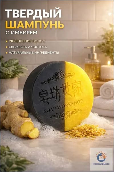 SADOER Шампунь твердый, 100 мл