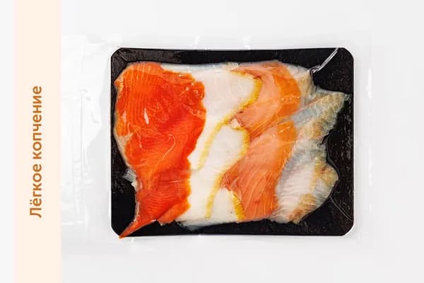 Ассорти х/к из кеты, масляной рыбы, нерки и омуля, 200 г