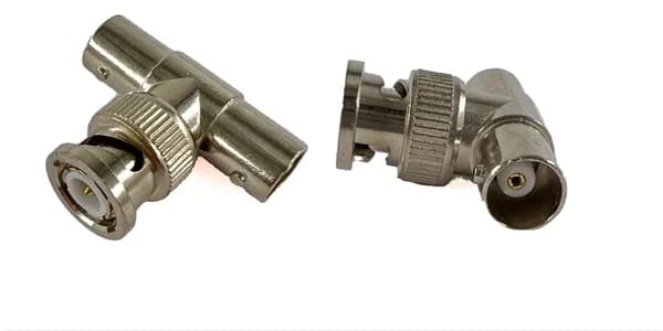 Переход BNC штекер - 2 х BNC гнездо (T-connector) металл