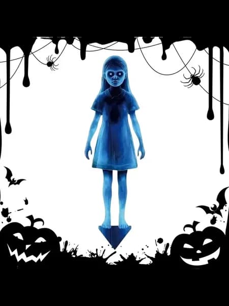 Грот для сада Ghosts на стержне для Halloween, 1 шт
