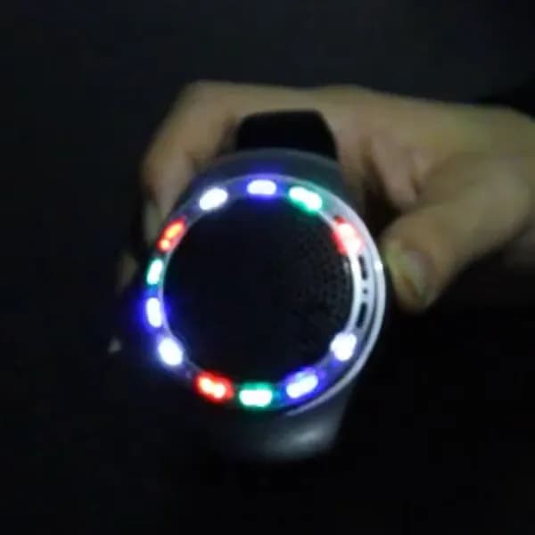 Беспроводная Bluetooth-колонка для велосипеда с фото и подсветкой, наручная