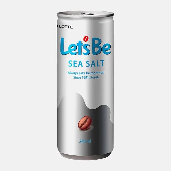 Кофейный напиток Lotte Lets Be Sea Salt, 6шт по 240мл
