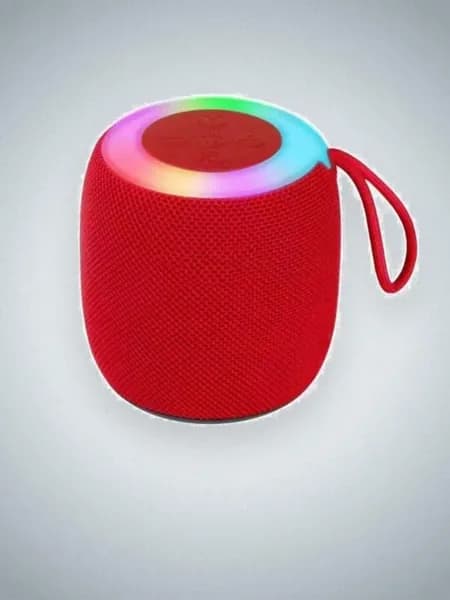 Колонка с поддержкой Bluetooth, усиленные басы для дома, путешествий и улицы, красный