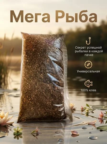 Прикормка для рыбы (Мега Рыбалка) 100% улов.
