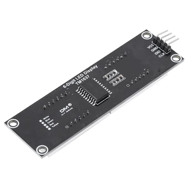 6-разрядный 0,56 красный LED-дисплей TM1637 с 7-сегментным управлением