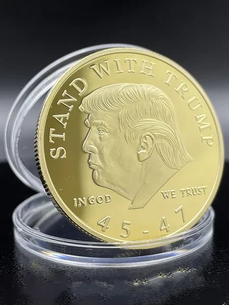 Монеты 45 -47 го президента США Дональда Трампа