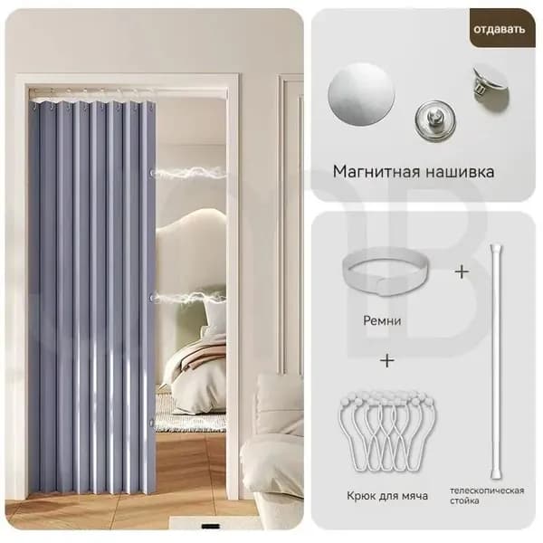 дверь межкомнатная,Выдвижной стержень из нержавеющей стали,900x2000,Синий