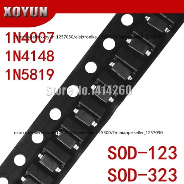 100шт /упак SMD diode 1N5819 SOD-323