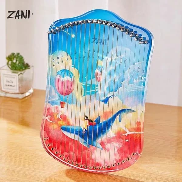 Lyre Harp лира Арфа 21 струн Харпика не калимба 21 тон Музыкальный инструмент для взрослых и начинающих детей