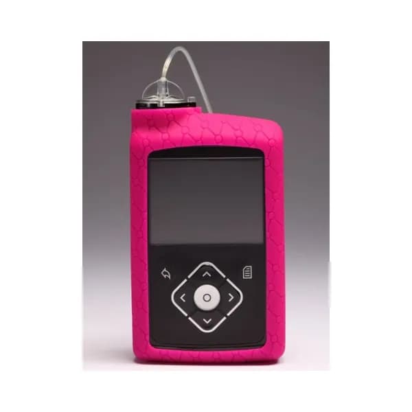 Чехол силиконовый для инсулиновой помпы Medtronic (Медтроник) 640G, 720G, 740G и 780G, красный