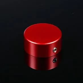 Daier Aluminium Footswitch Topper Red - алюминиевая насадка на кнопку педали