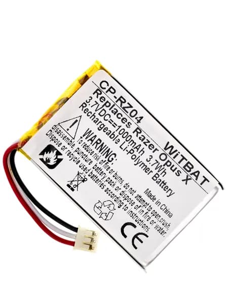 Аккумулятор для наушников Razer Opus X (3.7v, 1000 mAh)