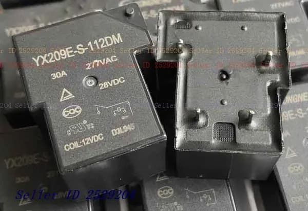 реле DIP4 30A YX209E-S-112DM T90-1A-4P-12V