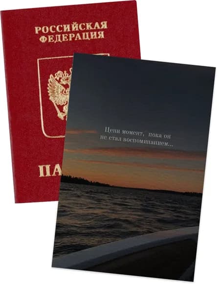 Чехол для паспорта цитатами