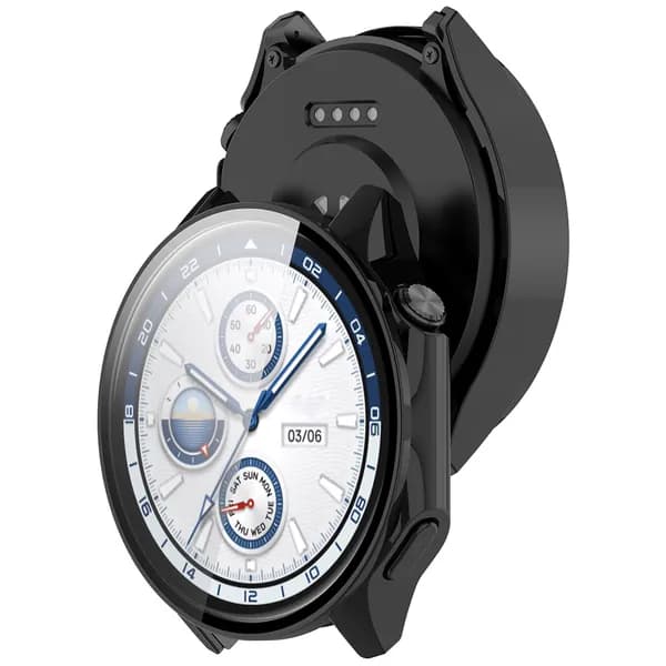 Чехол-пленка для OnePlus Watch 2 и Oppo Watch X из поликарбоната и закаленного стекла