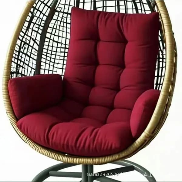 Кушетка, механизм Выкатной, 120х60х15 см,бордовый
