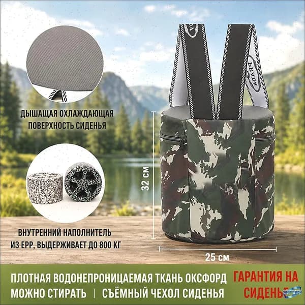 Садовый стул, Пенополиуретан, 25х25х30 см, 1 шт