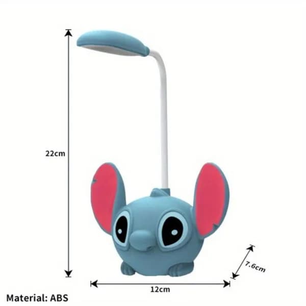 Stitch LED Night Light Charged Точилка для карандашей мультфильм настольная лампа для чтения