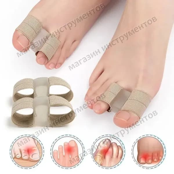 2 шт Корректор Hallux Valgus с лентой