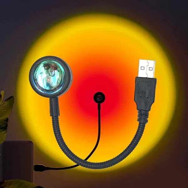 Светодиодный USB-проектор, настенная лампа с неоновыми лампочками для спальни, гостиной