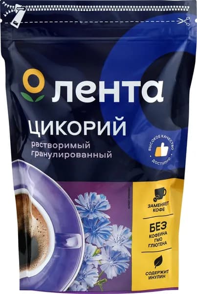 Цикорий растворимый ЛЕНТА гранулированный, 150г