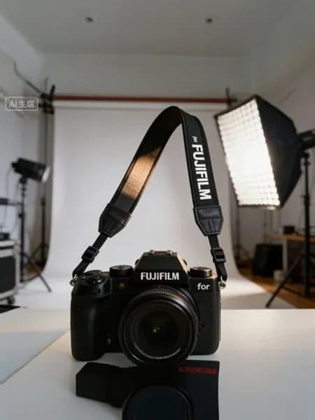 Ремень для фотоаппарата FUJIFILM - мягкий и утолщенный с надписью Фуджифильм