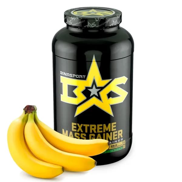 Гейнер для набора массы 1500 г со вкусом банана Binasport Экстрим Масс "EXTREME MASS GAINER"