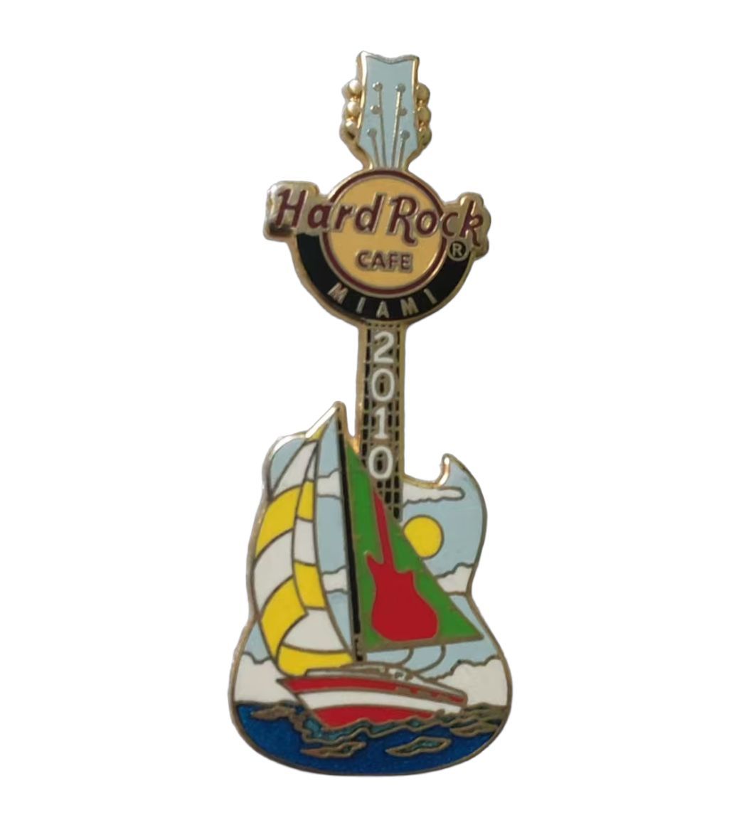 Значок Hard Rock Cafe Miami Boat Show