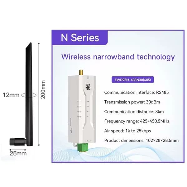 EBYTE EWD95M-433N30(485) Мост RS485 к LoRa