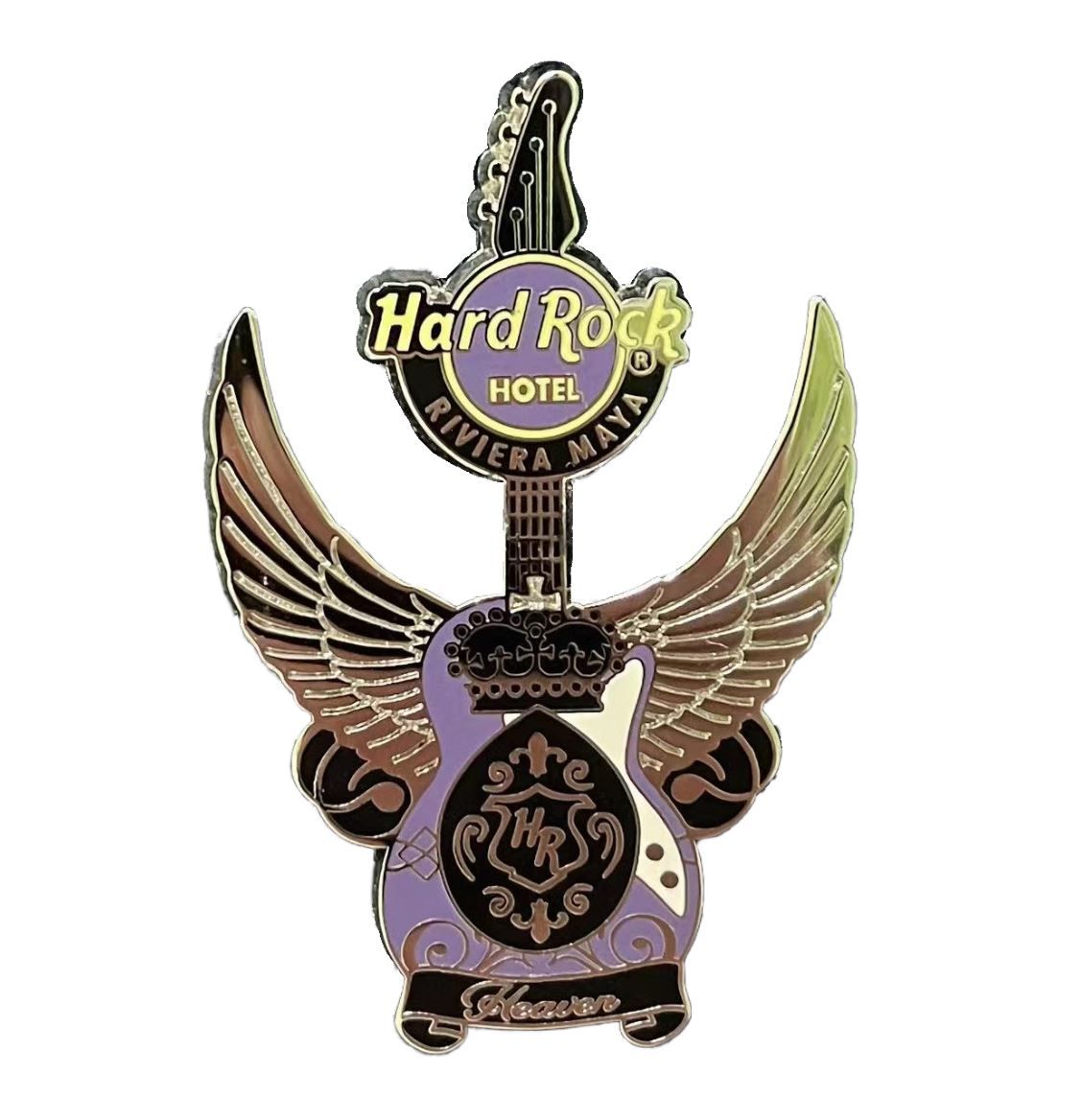 Значок Hard Rock Cafe Riviera Maya Winged Heaven Guitar