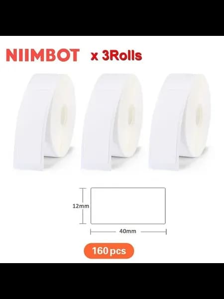 Этикетка для печати 1.2 x 4 см 160 шт