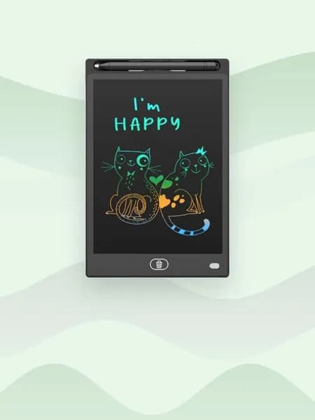 8.5 дюймовая LCD панель для письма с чувствительностью к давлению портативный инструмент для заметок, Черный