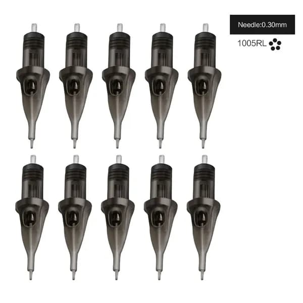 1 коробка из 10 цельных игл для татуировки-1005 рублей