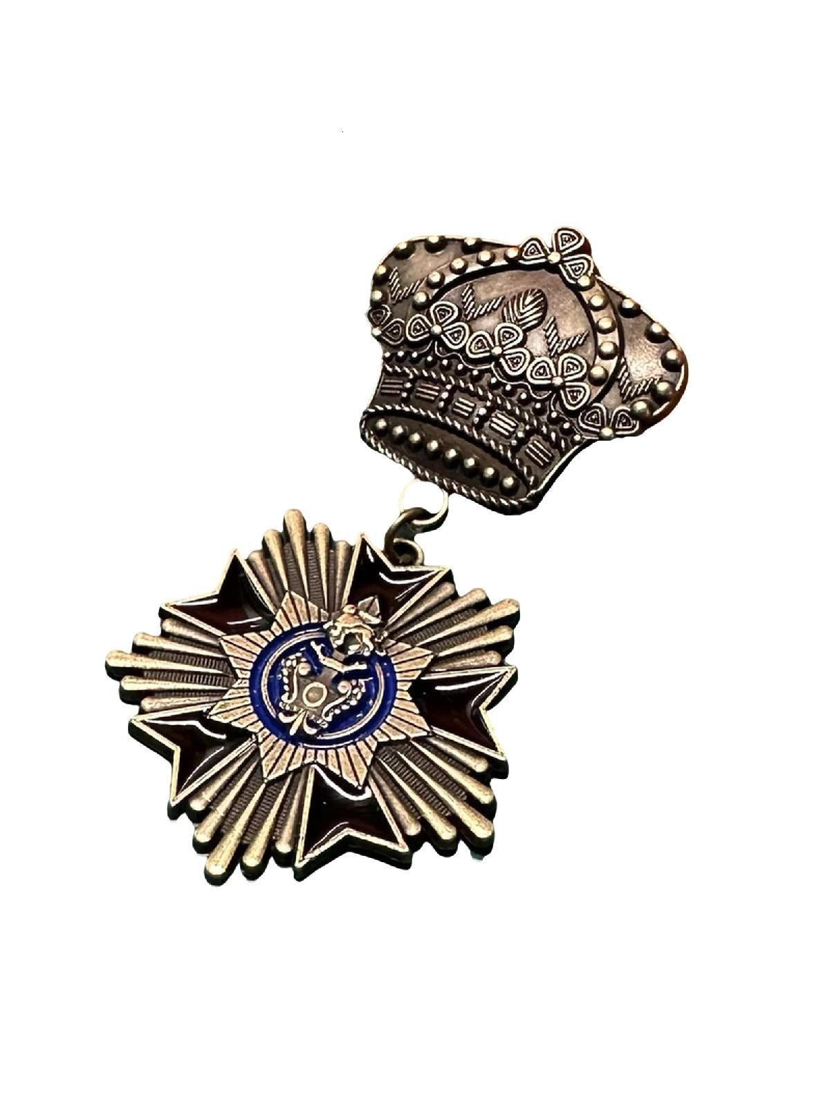 Значок Ретро-военный герб , - C