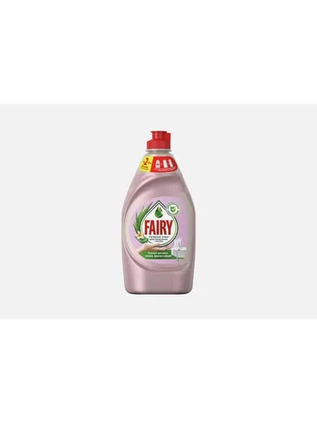 Средство для мытья посуды с Розовым жасмином и Алоэ вера Fairy Нежные руки 450 мл