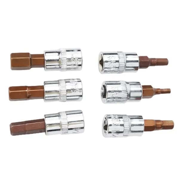 TCCA 1шт Биты шестигранные H3-H8 1/4", отверточные насадки